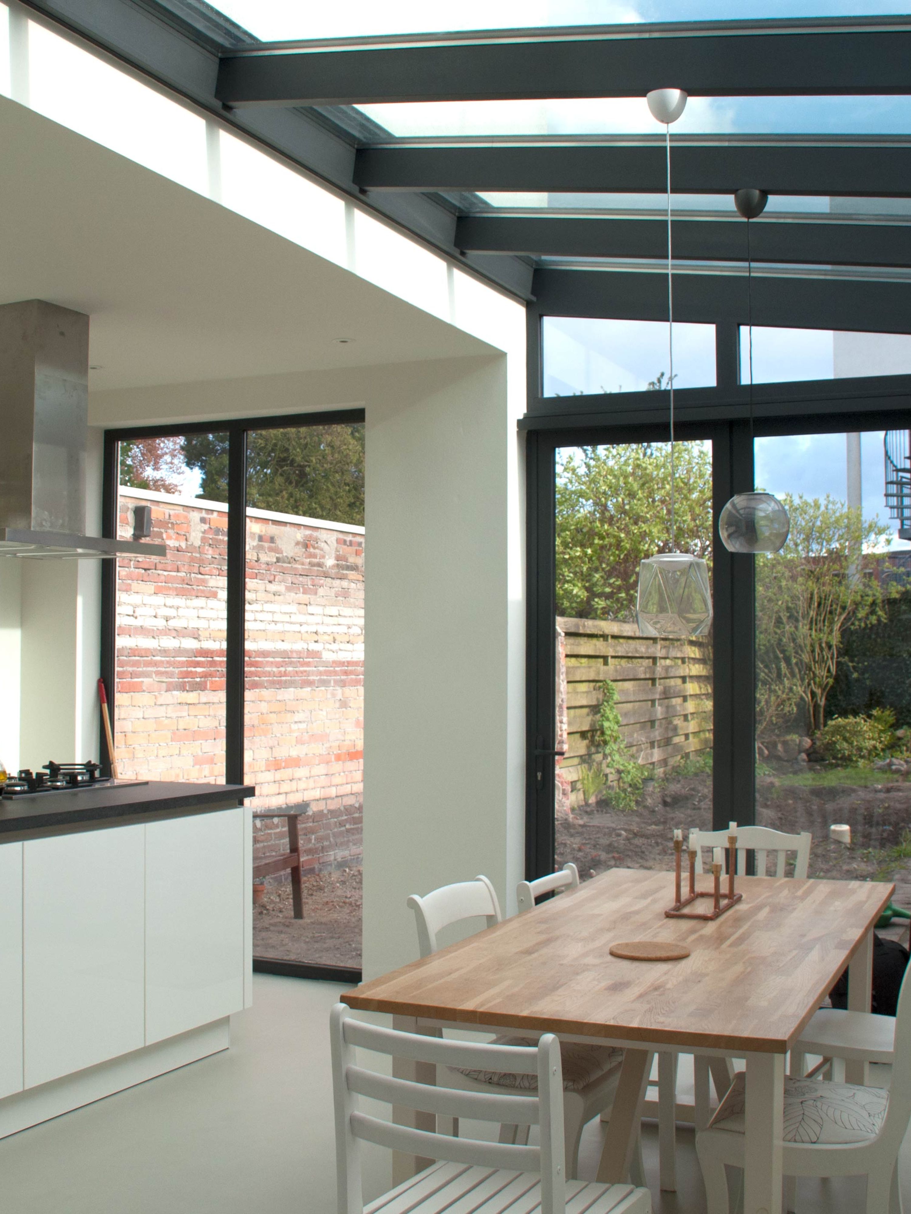 Serre/uitbouw jaren dertig woning