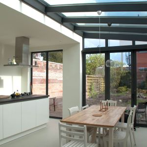 Serre/uitbouw jaren dertig woning